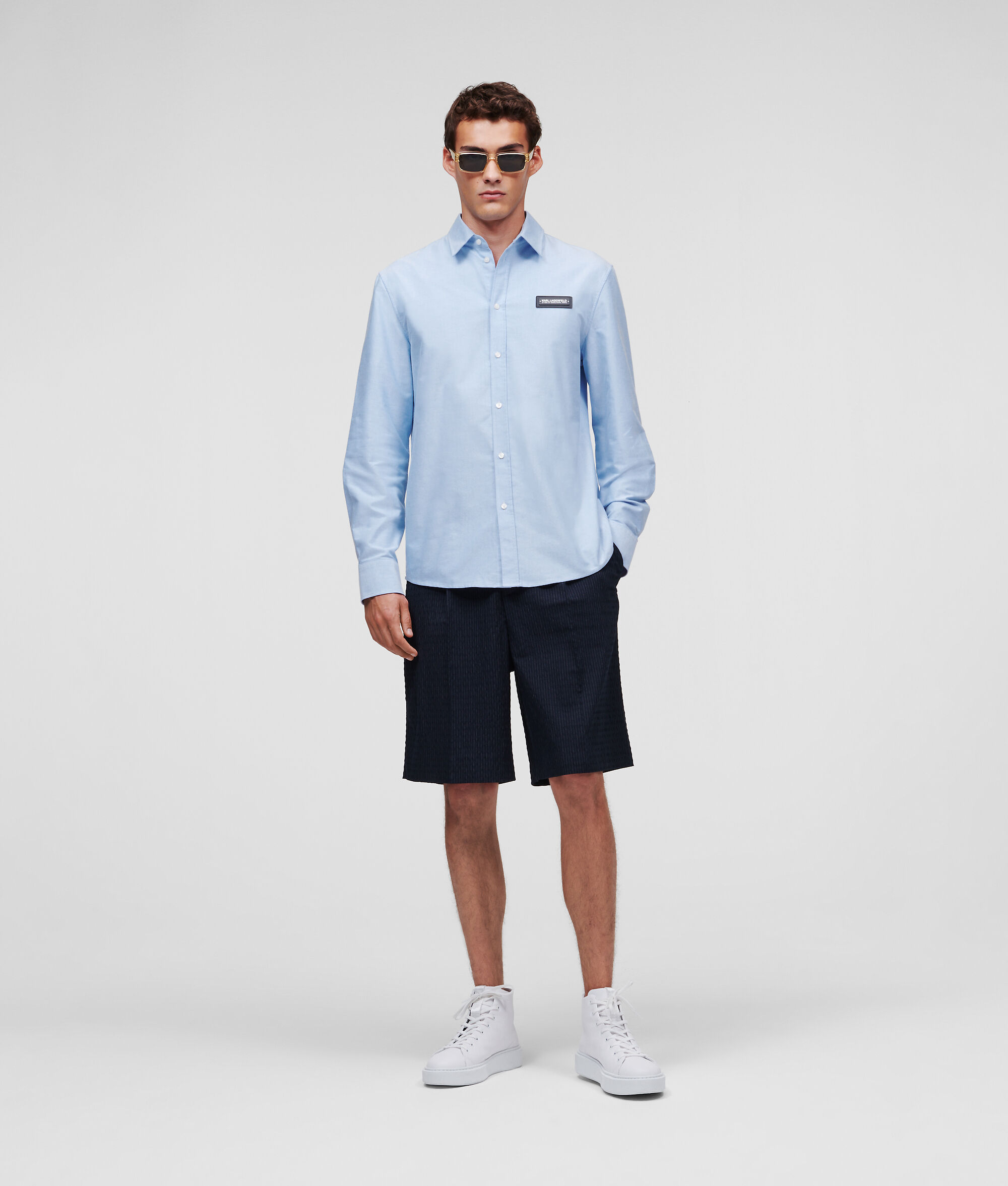 (image for) Compact KARL LOGO OXFORD SHIRT